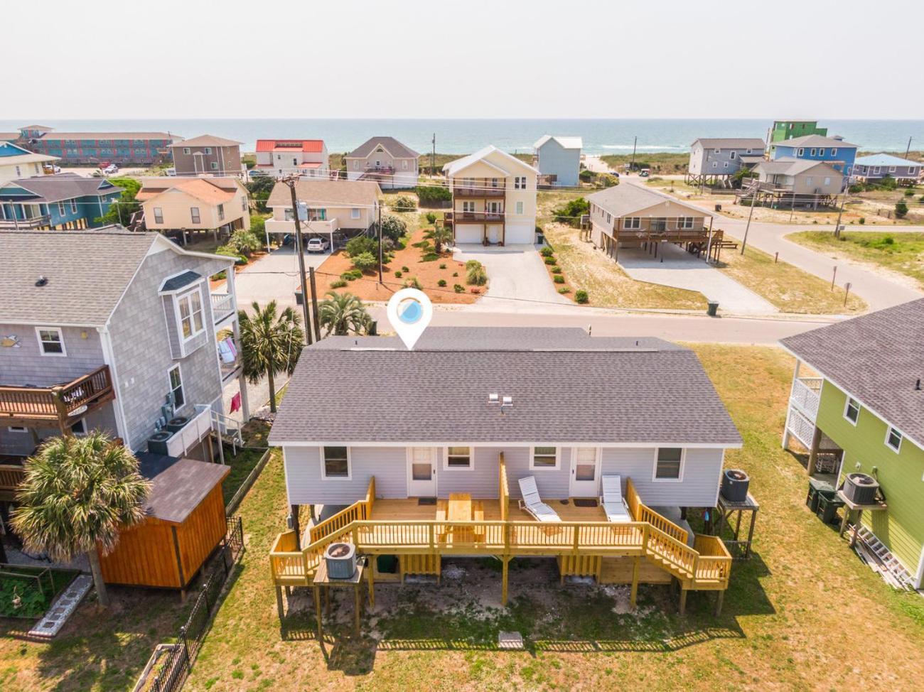 Catch A Wave Villa Topsail Beach Exterior photo